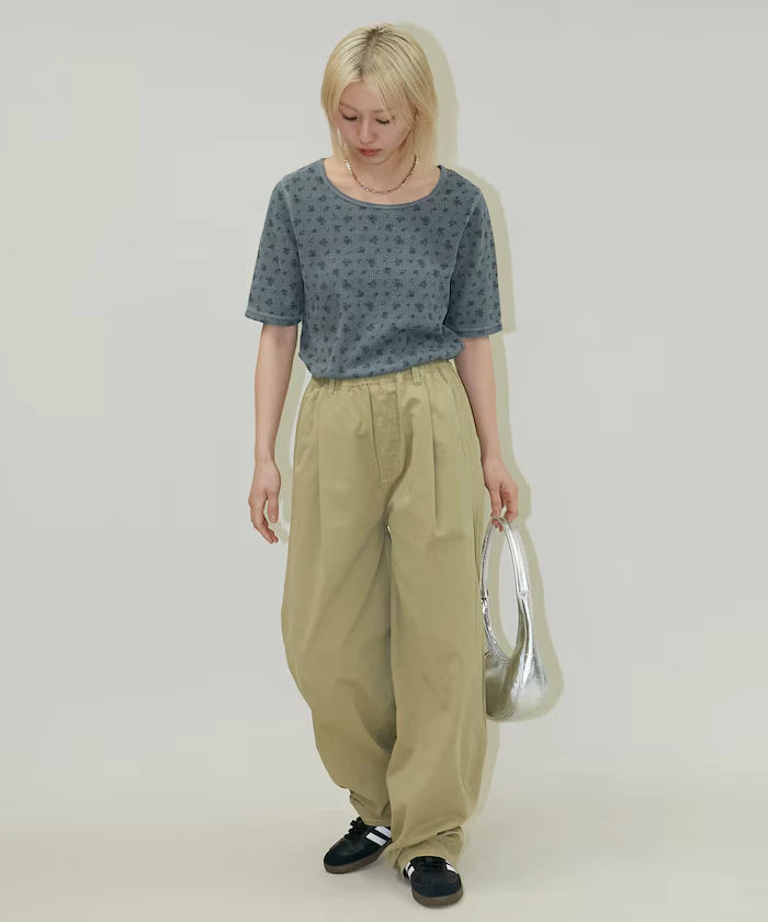 LOVE POP STUDIO Tuck Curve Pants Limited Edition