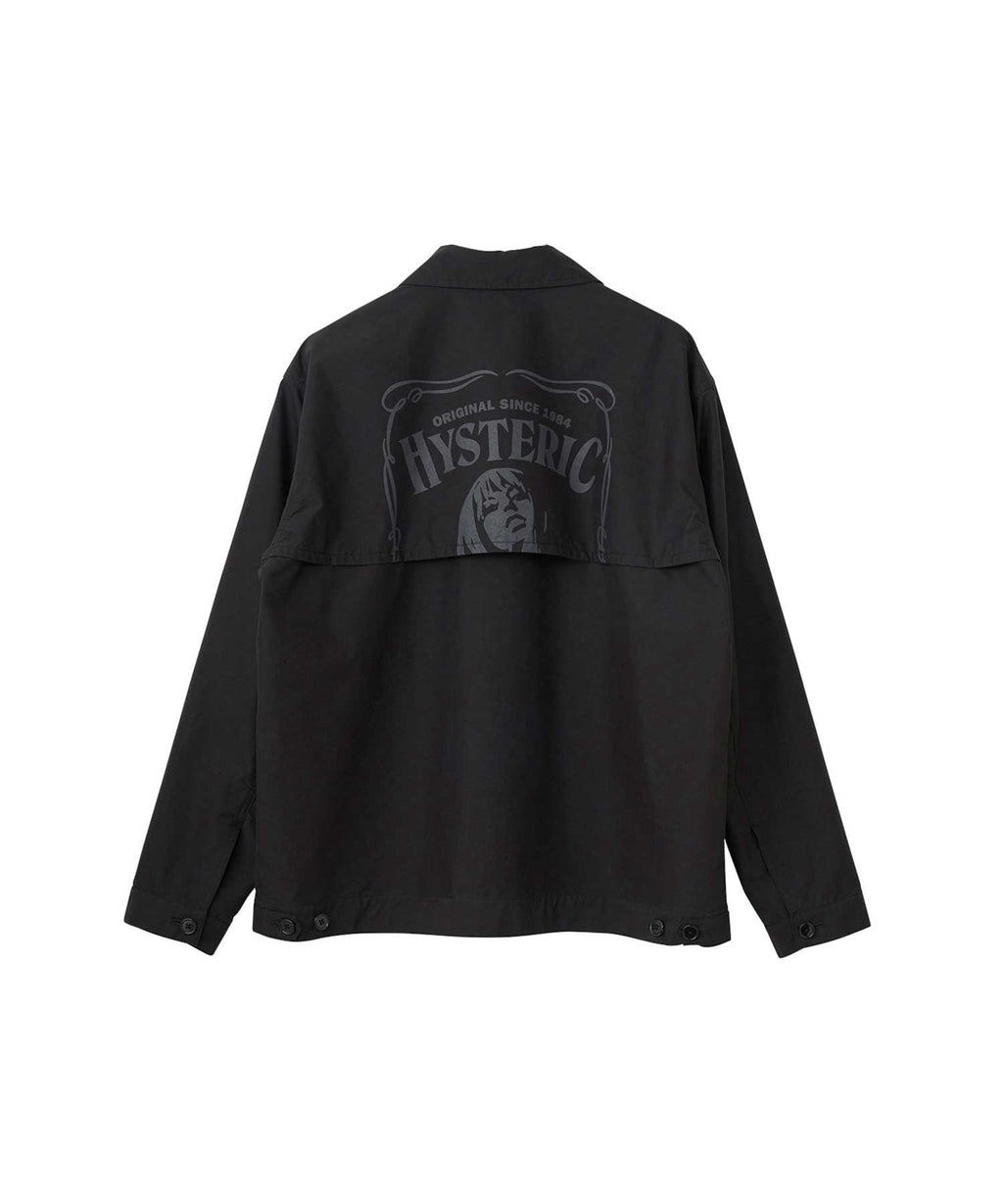 Evil Woman Scratch Work Shirt Jacket