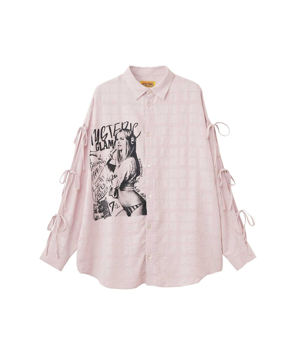 Hysteric Typical Girls Slit Ribbon Shirt