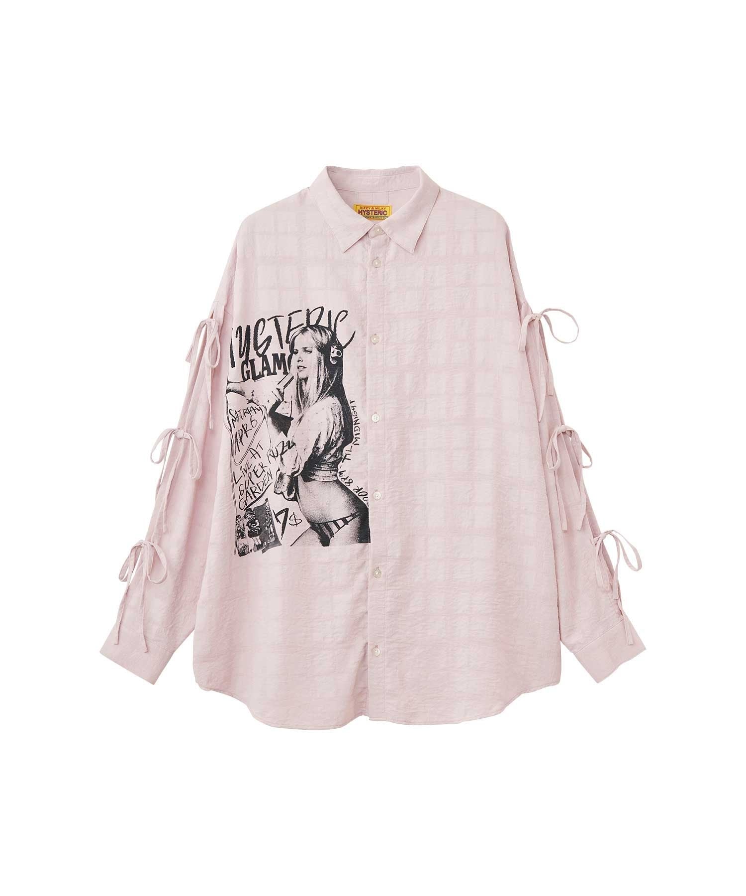 Hysteric Typical Girls Slit Ribbon Shirt