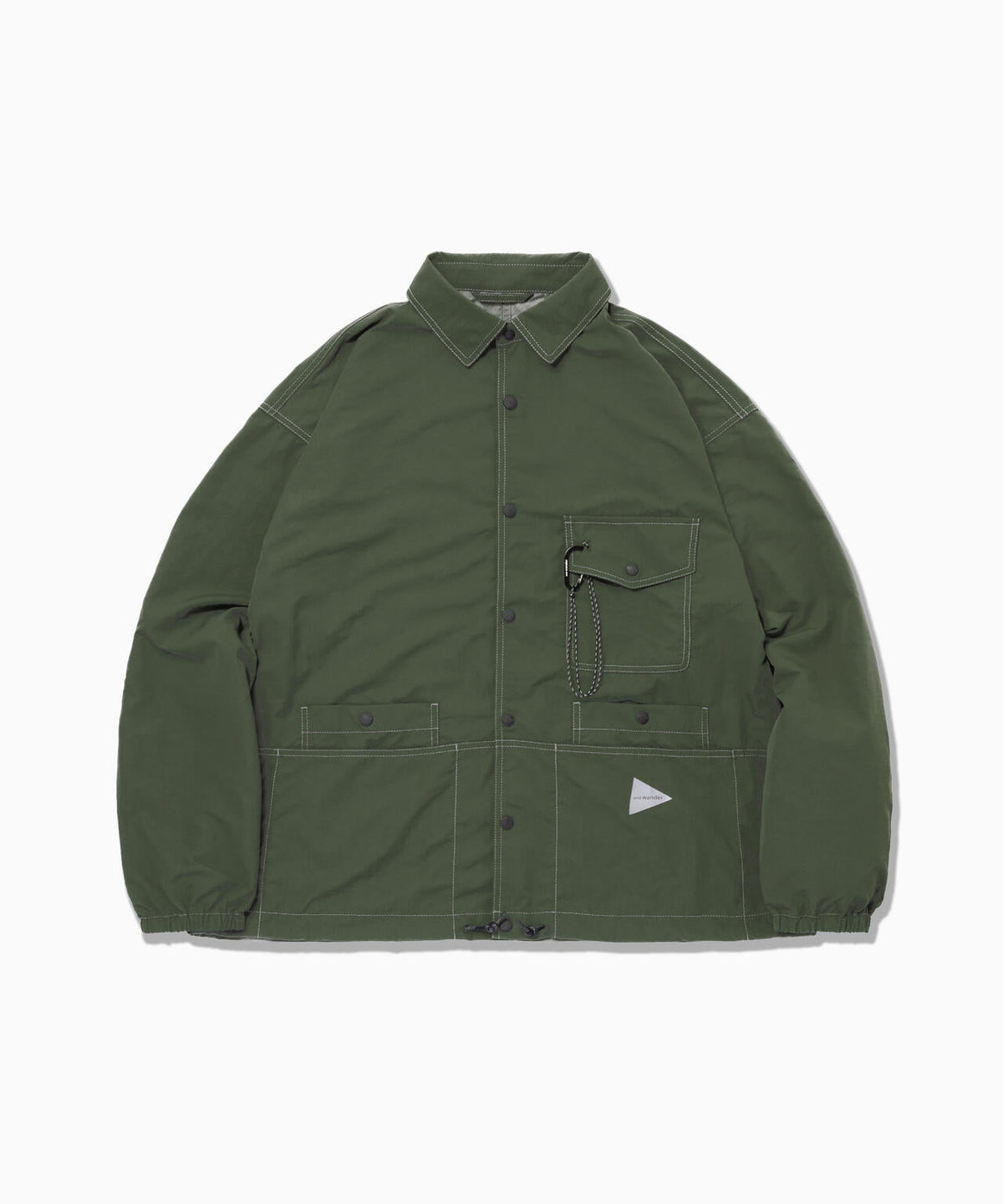 crinkled nylon shrits jacket