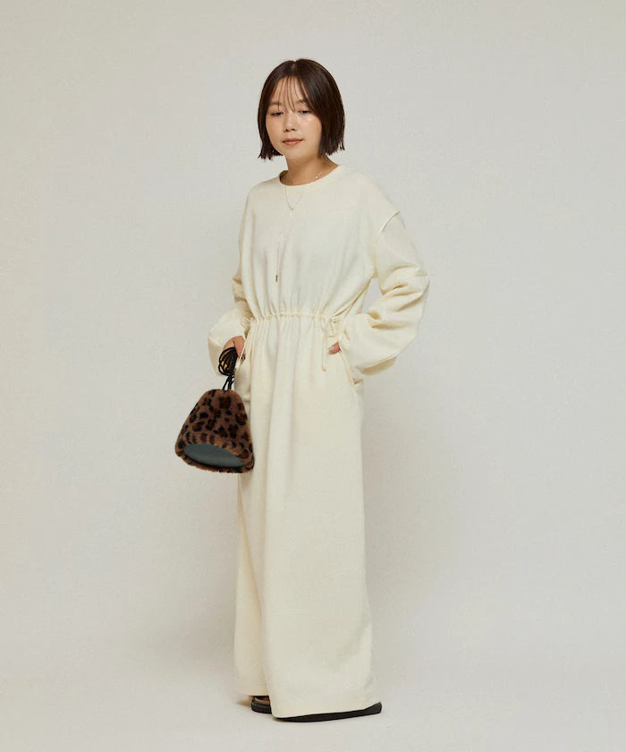 Cocoon Sleeve Damboru Sweat One-Piece / Spindle