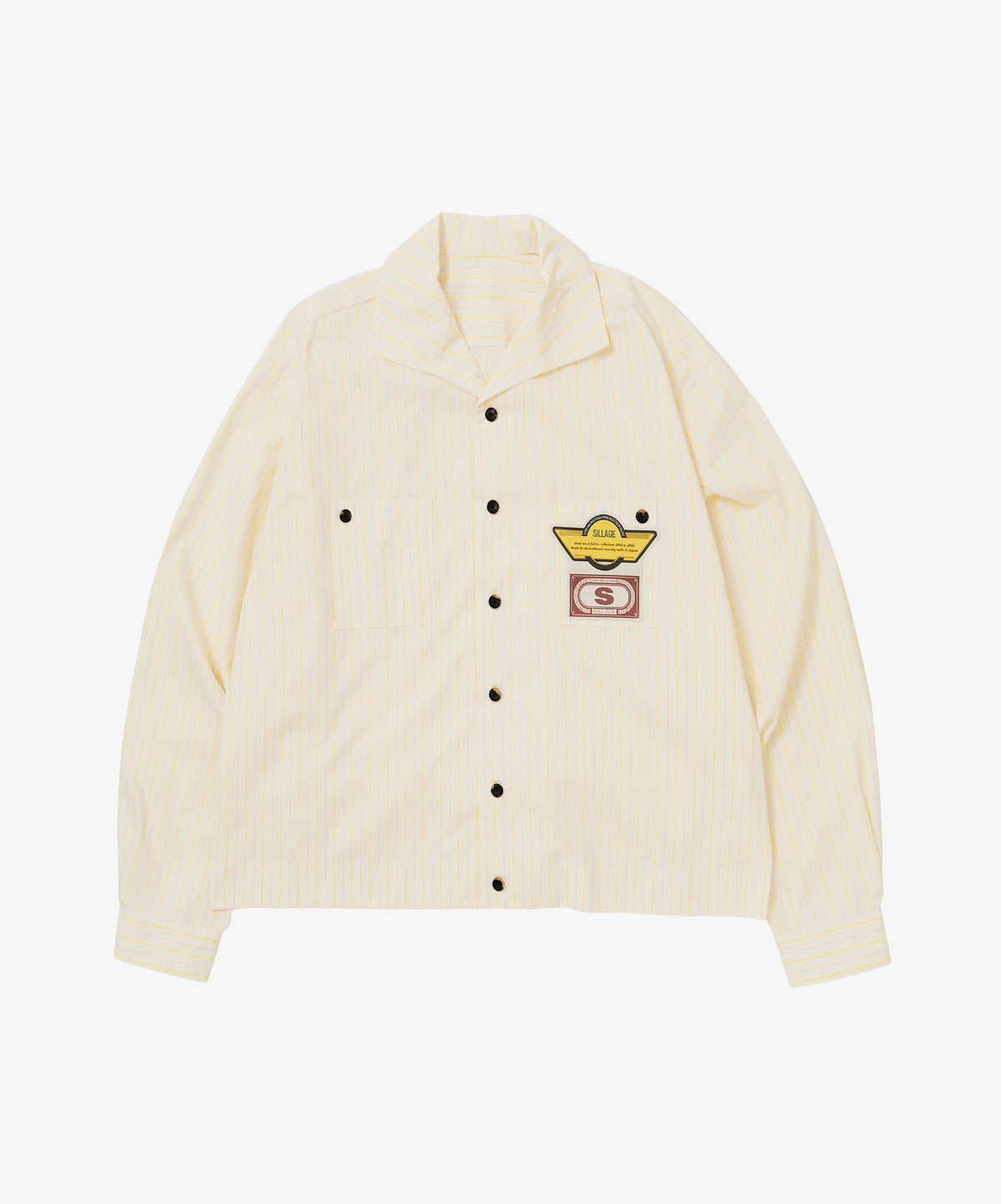 rib blouson deadstock neon yellow stripe