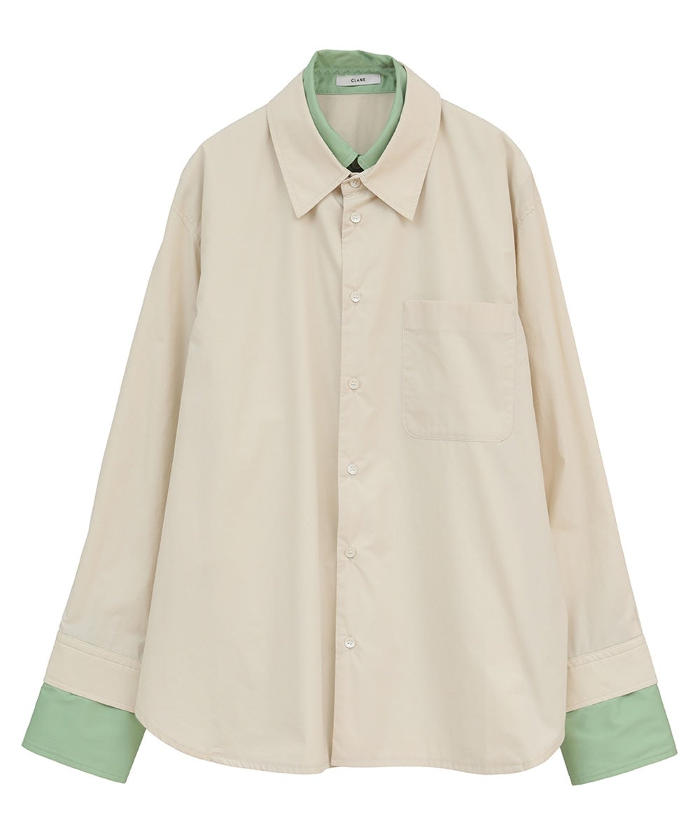 TWO TONE LAYERED SHIRTS