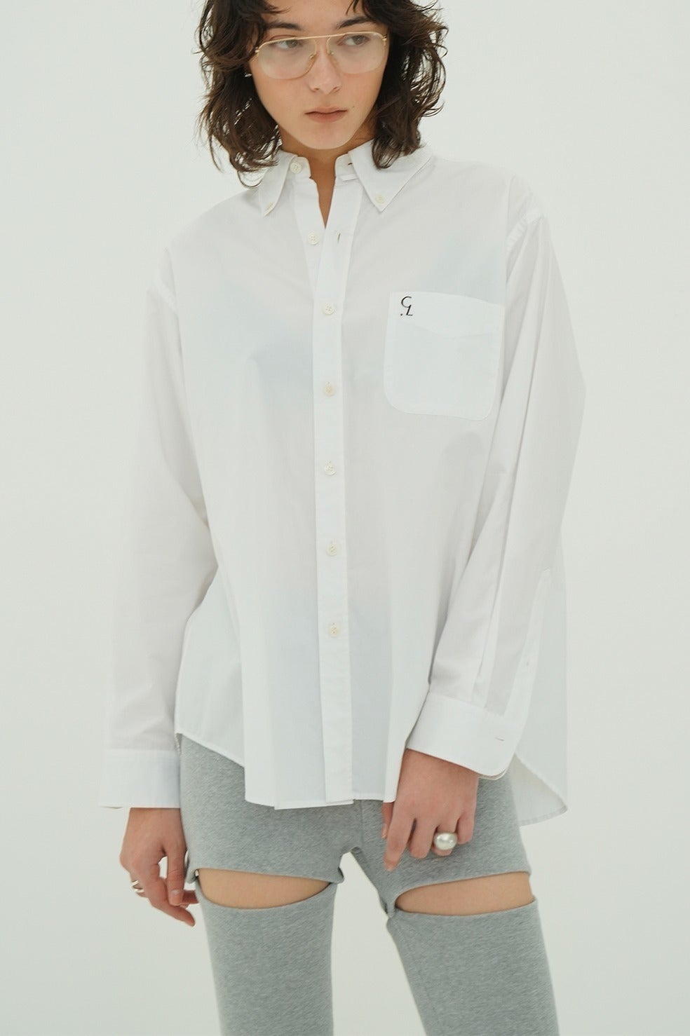 LOGO BUTTON-DOWN BASIC SHIRTS