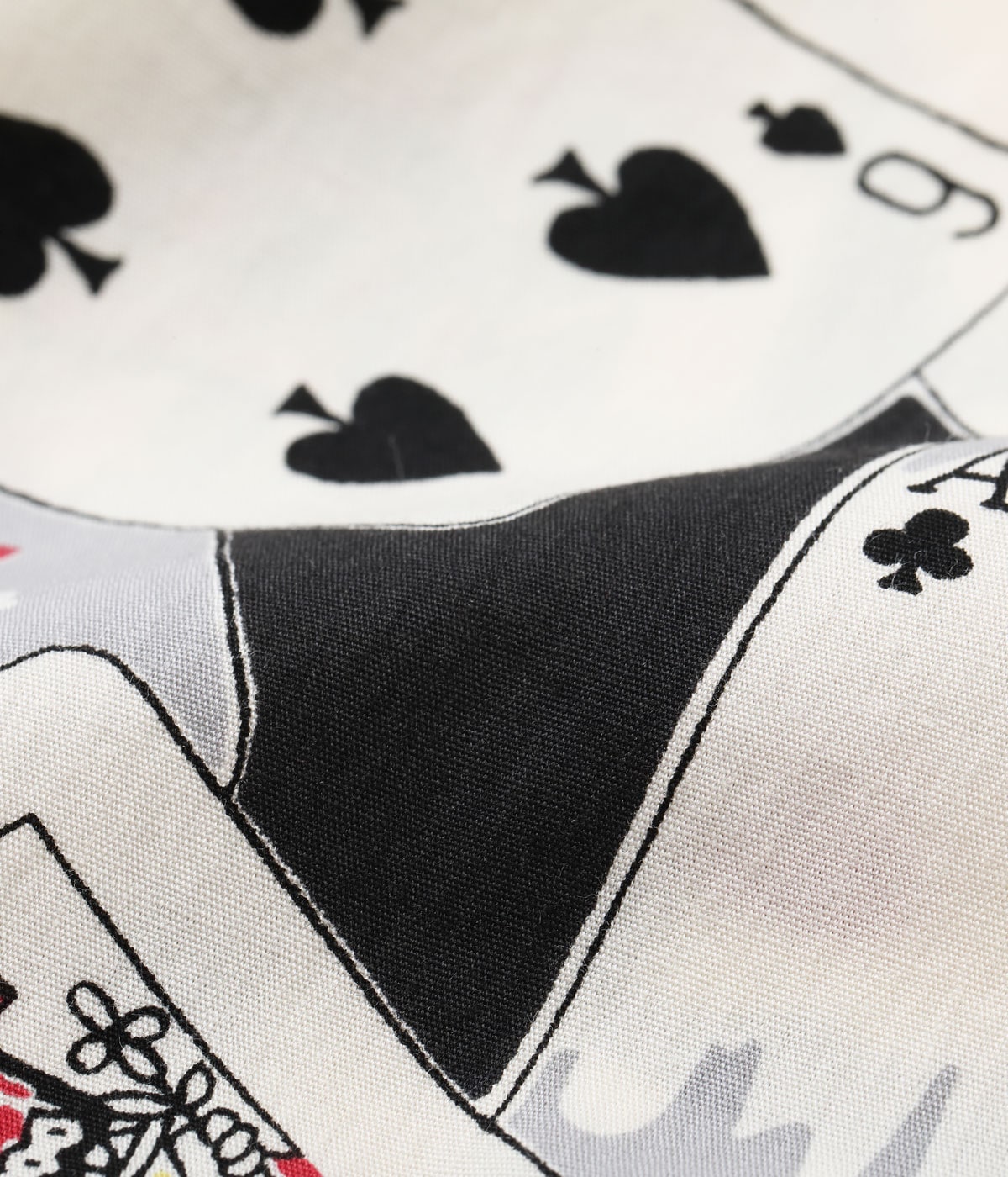 TYPEWRITER COTTON OPEN SHIRT “PLAYING CARDS”