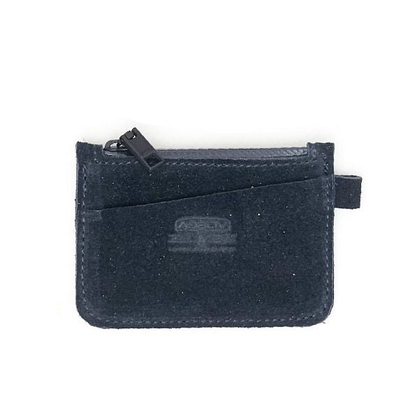 WATER PROOF SUEDE COIN CASE/NAVY