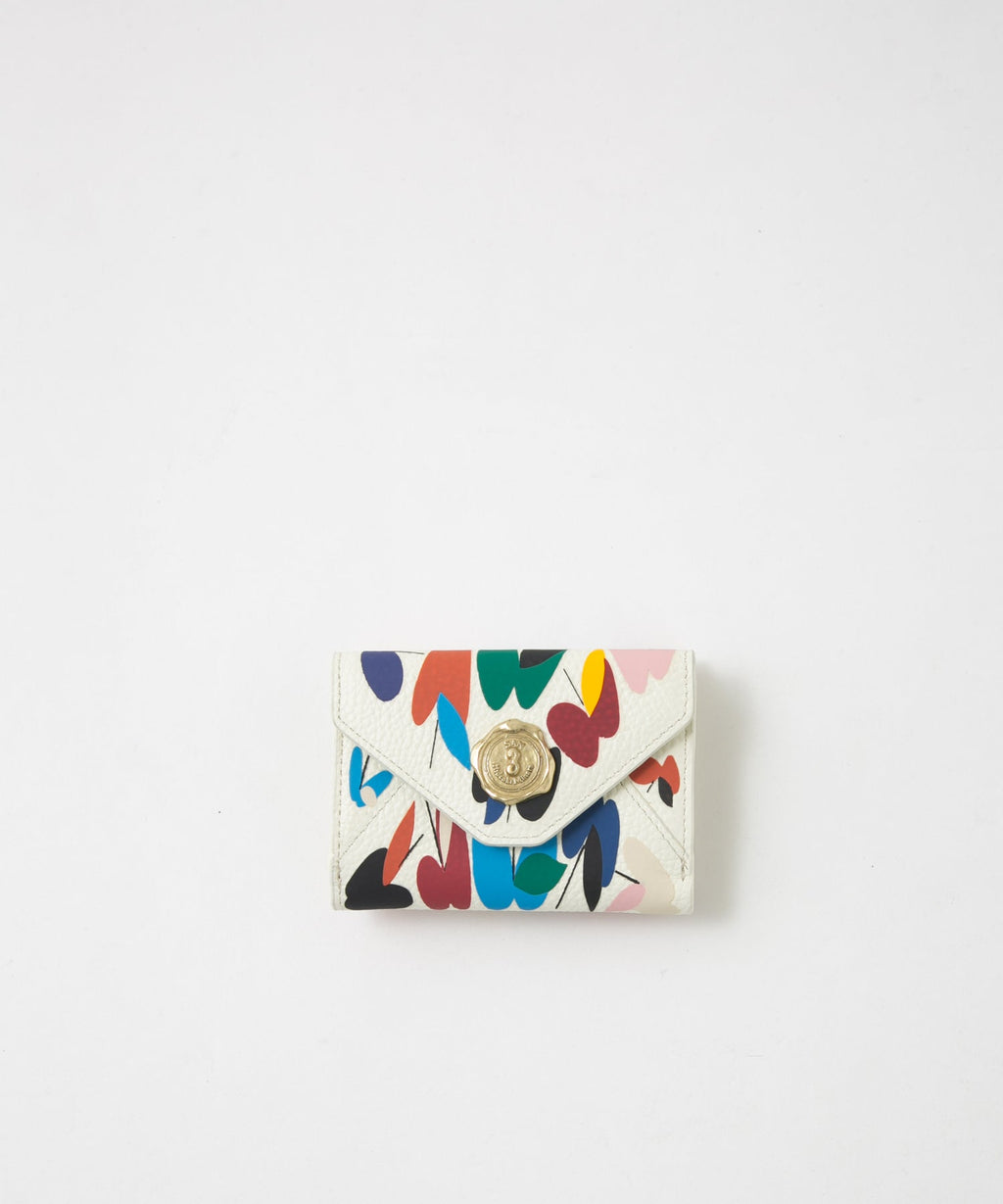 SHOGO SEKINE Collaboration Tri-Fold Wallet Ivory SMO-SKN#22