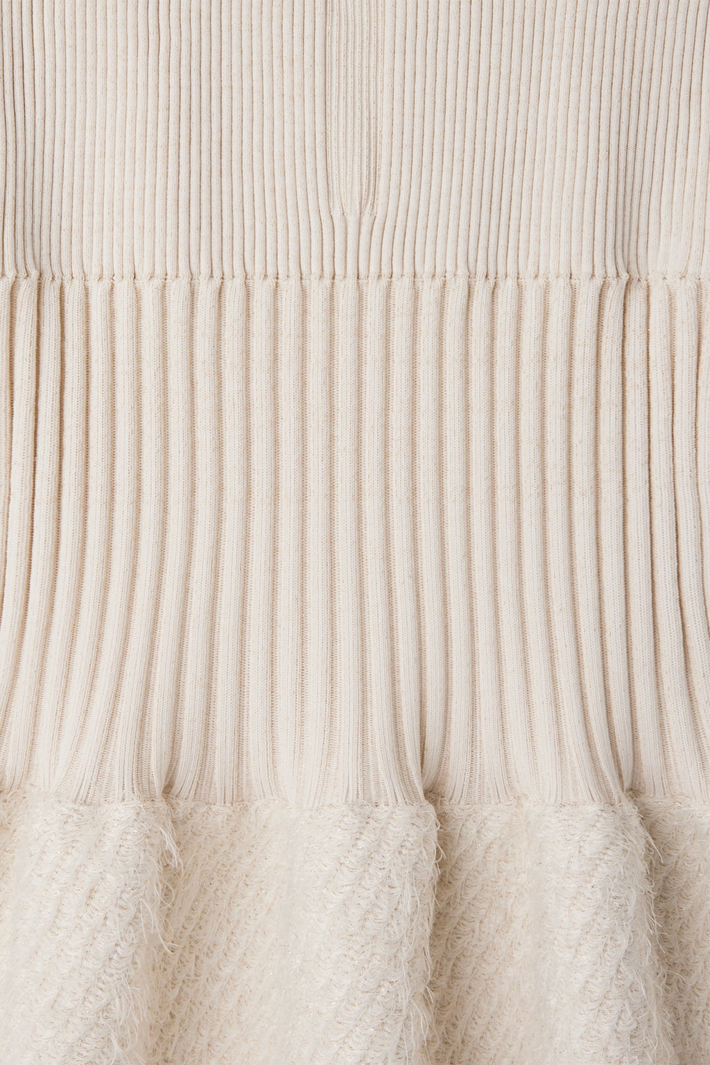 FLUTED PILE GLITTER MERMAID SKIRT
