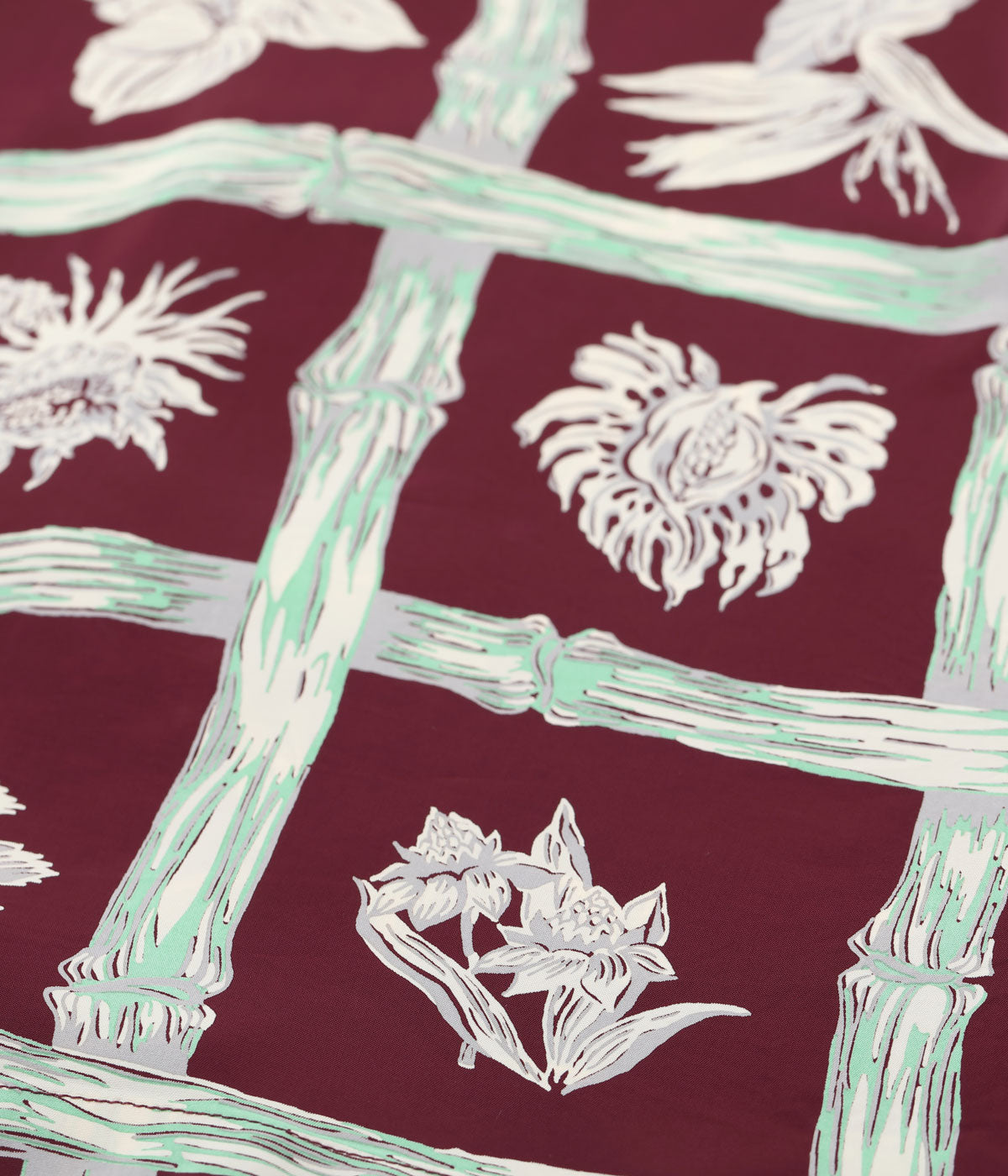 RAYON HAWAIIAN SHIRT “ISLAND PLANTS”