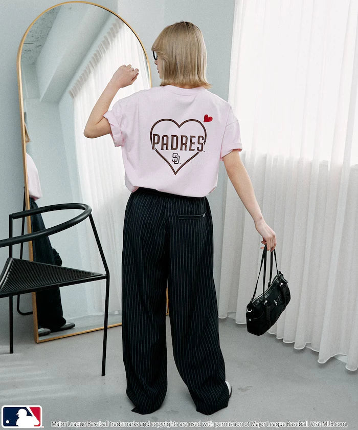 MLB Back Print Heart T-Shirt