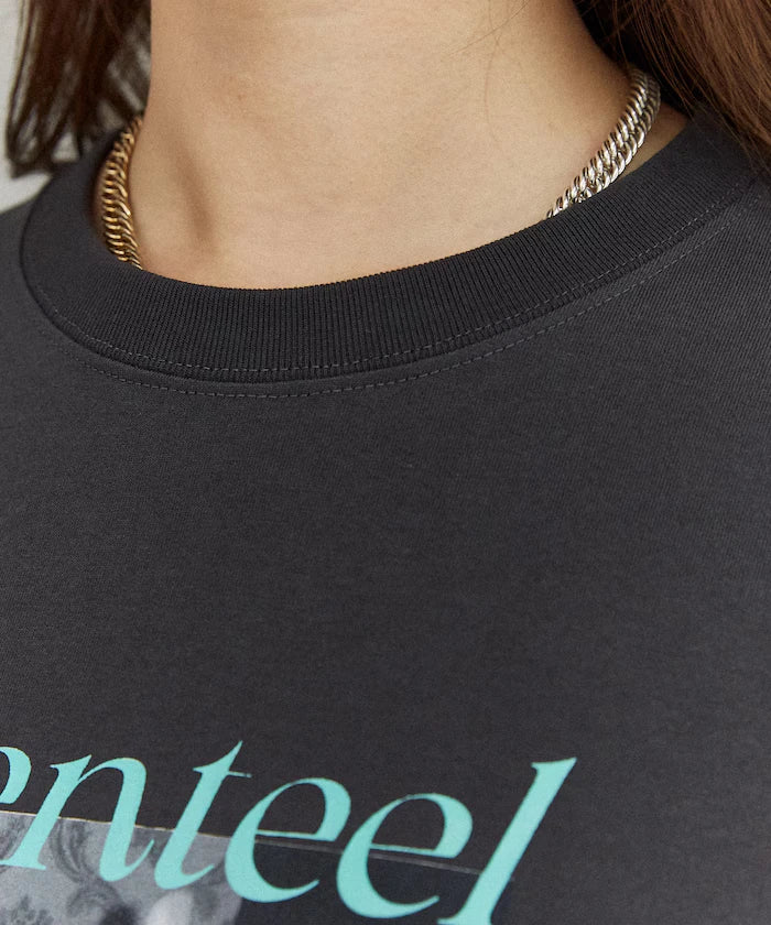 <Functional Material> Genteel Rabbit Print T-Shirt Limited Edition