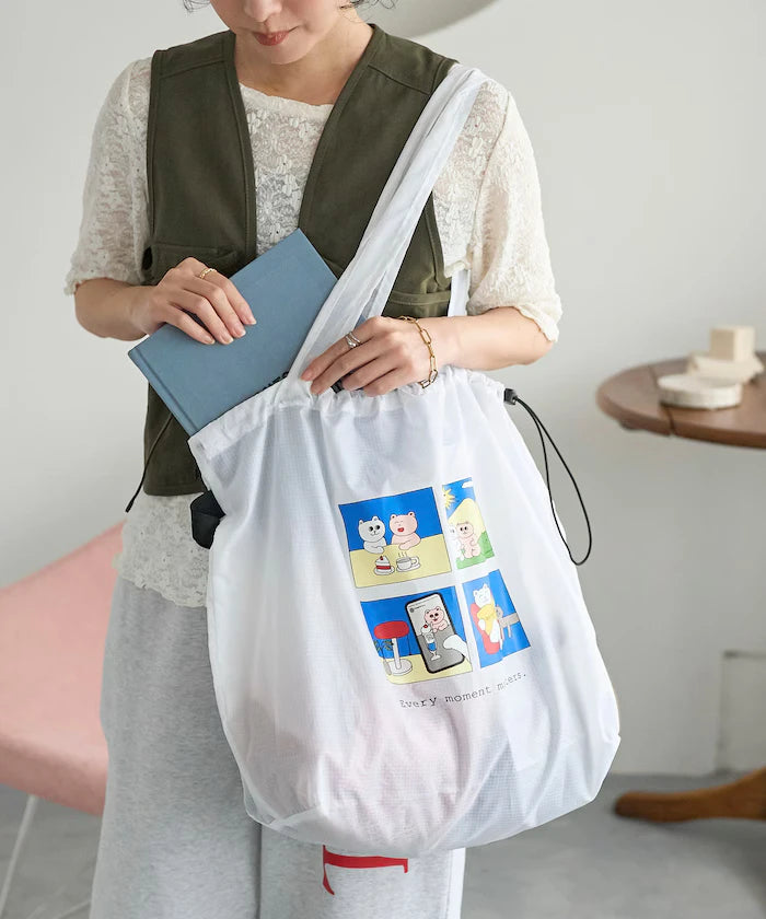 BetterDays Studio × FREAK'S STORE Drawstring Ripstop Tote Bag
