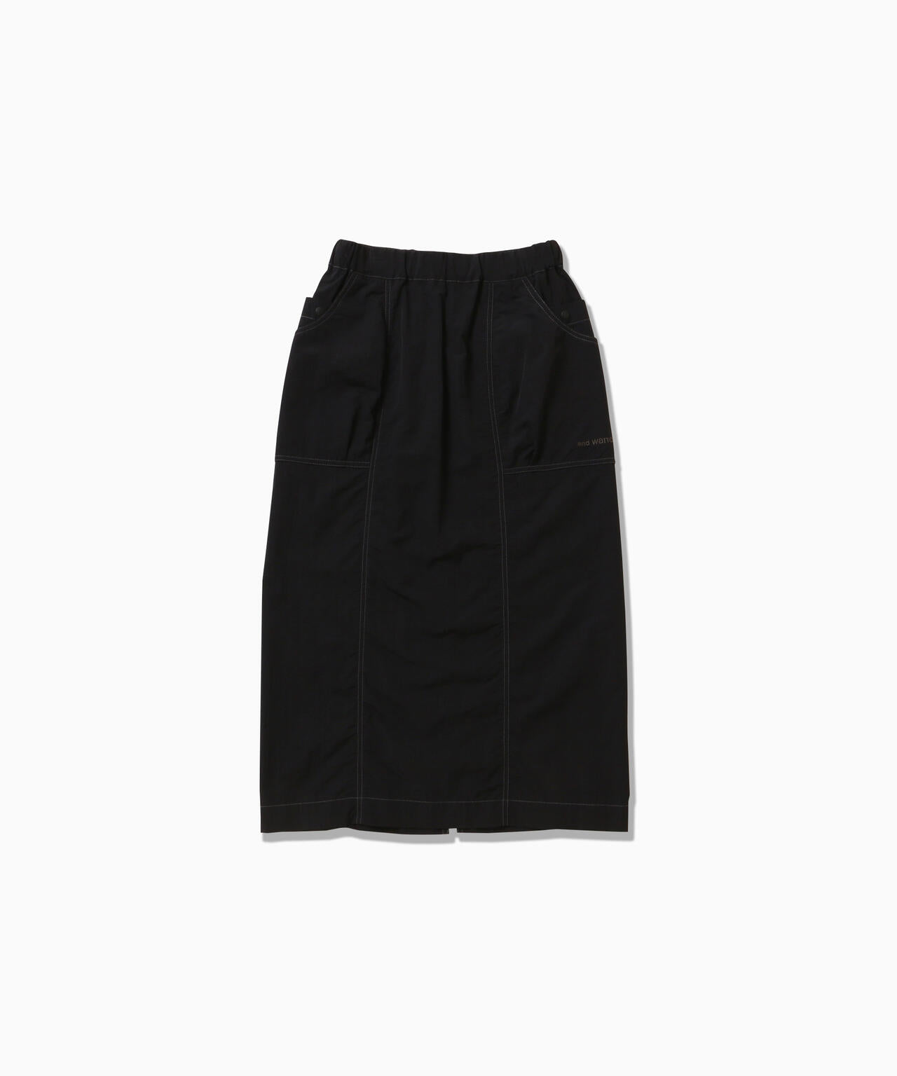 crinkled nylon skirt (W)