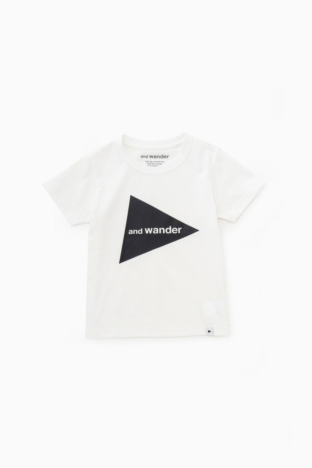 and wander big logo T kids