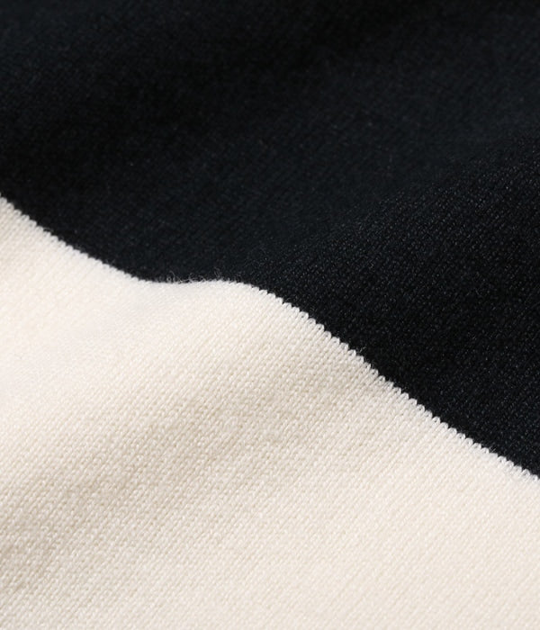 WHITESVILLE 30/2 BORDER T-SHIRT (SHORT SLEEVE)