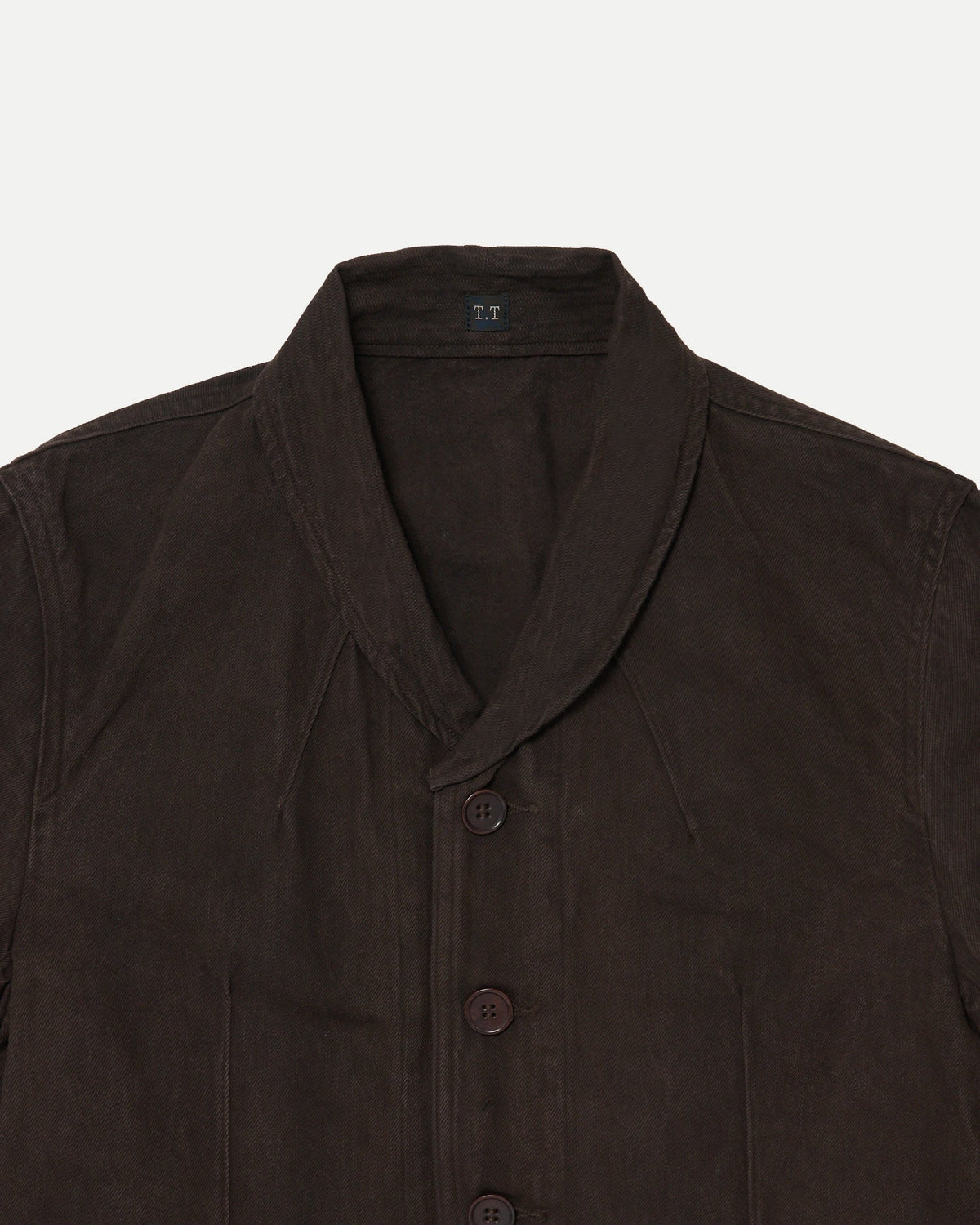 LOT.327 MODIFIED SHAWL COLLAR JACKET