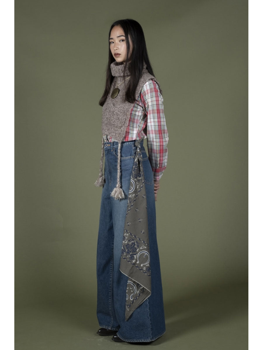 14oz Denim 5P SKITTLE Baggy Pants (Processed)
