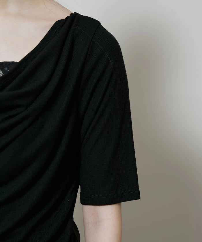 Race Layered Tereko Draped T-Shirt Limited Edition