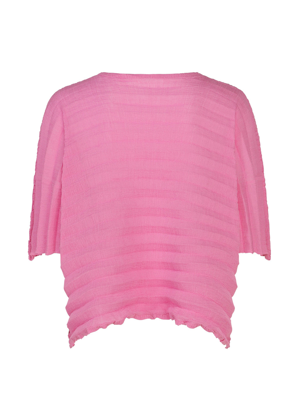 Accordion See-Through Crepe