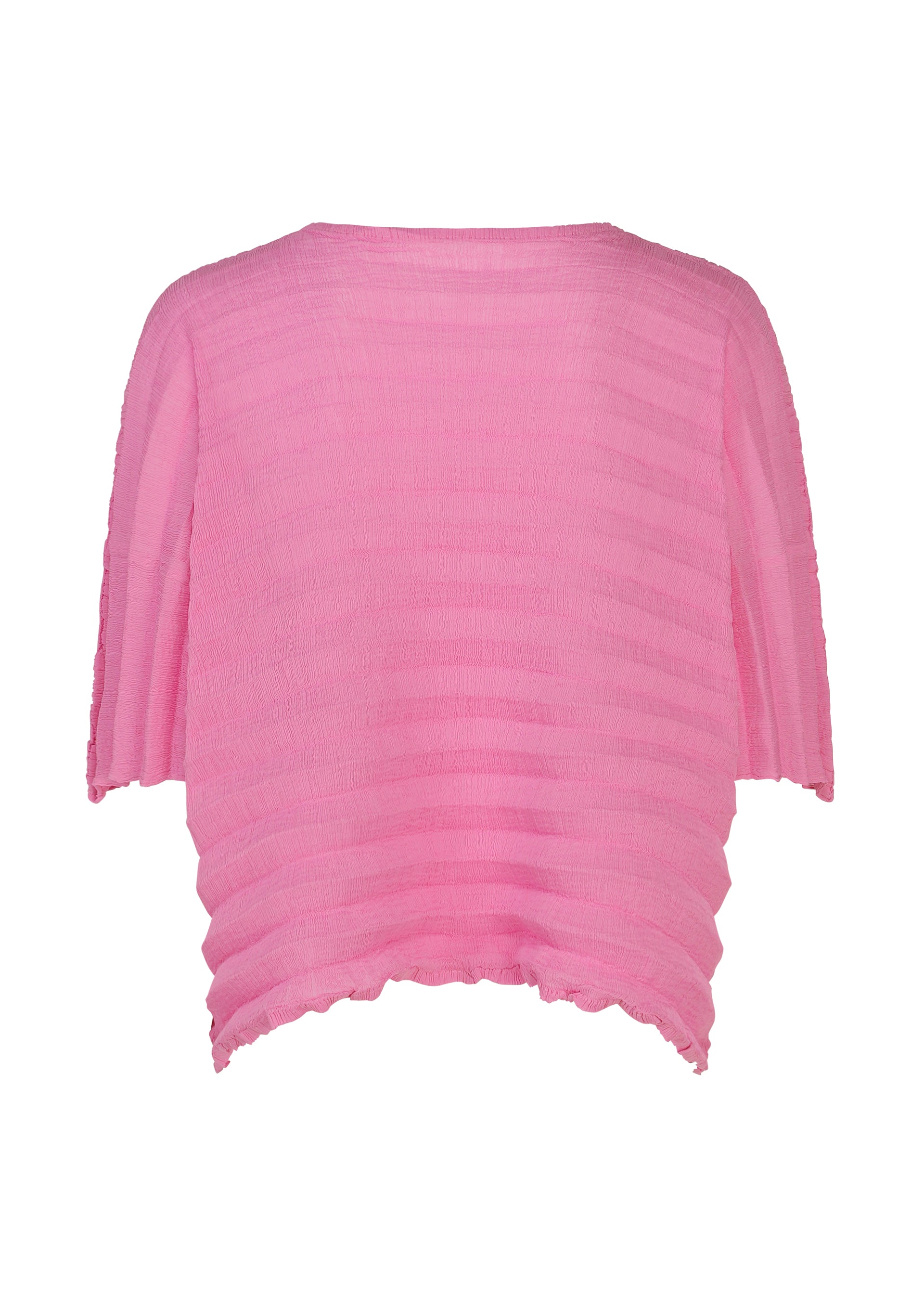 Accordion See-Through Crepe