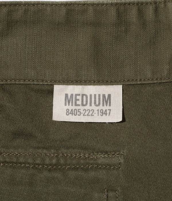 Trousers, Men's, Cotton Sateen Olive Green QM Shade 107, Type I, Class Shorts