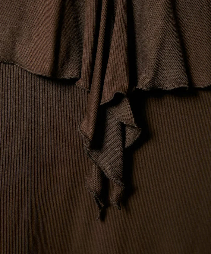 Collar Frill Ribbed Cut Sew Limited Edition