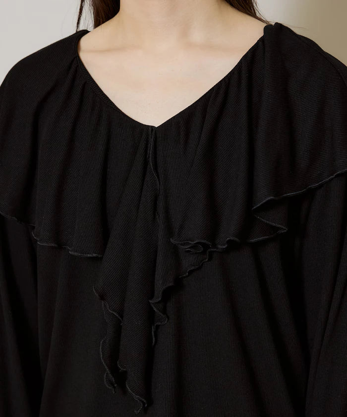 Collar Frill Ribbed Cut Sew Limited Edition
