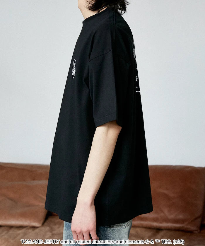 <Functional Material> TOM AND JERRY Heart Graphic T-Shirt Limited Edition