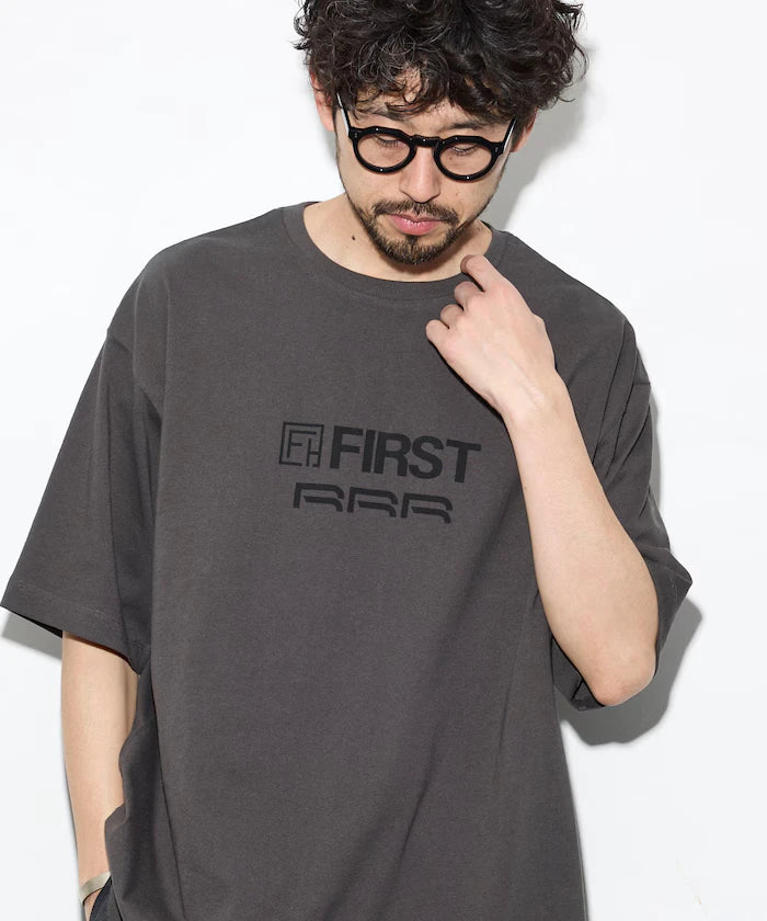 6 oz Front Logo Print Crew Neck T-Shirt / Print T-Shirt PRINT RRR