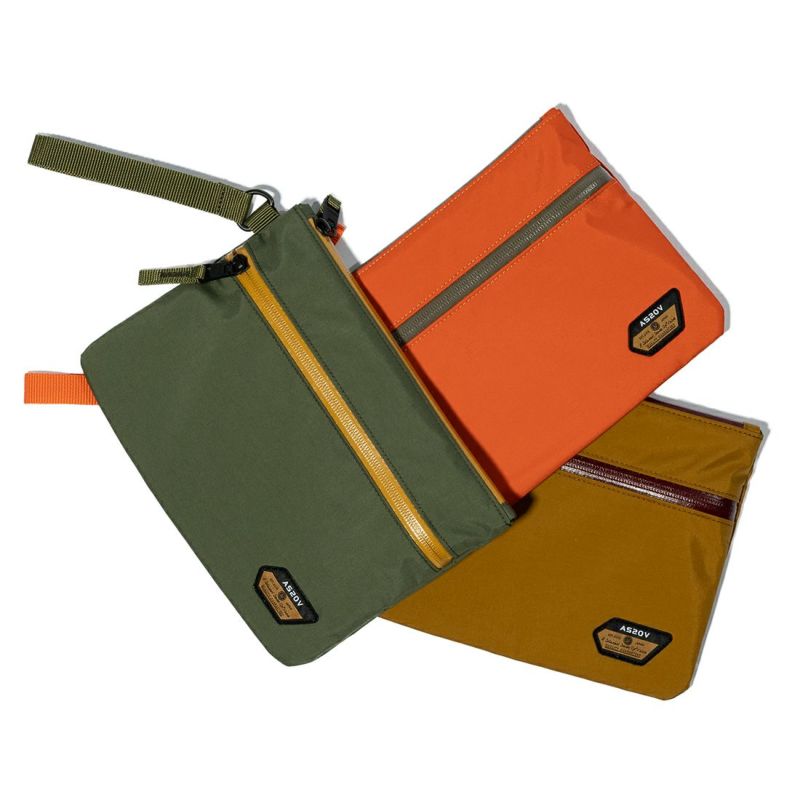 WATER PROOF FLAT POUCH Msize/CHOCO