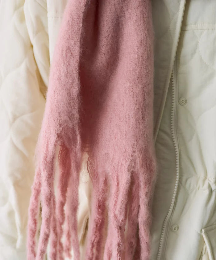 Volume Fringe Scarf