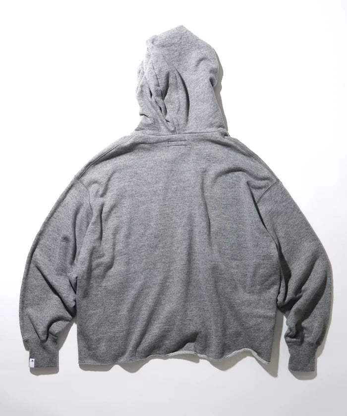 Wool Cotton Loop Back Sweat Hoodie