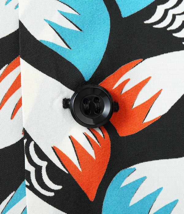 RAYON HAWAIIAN SHIRT “SUMMERING BORDER”