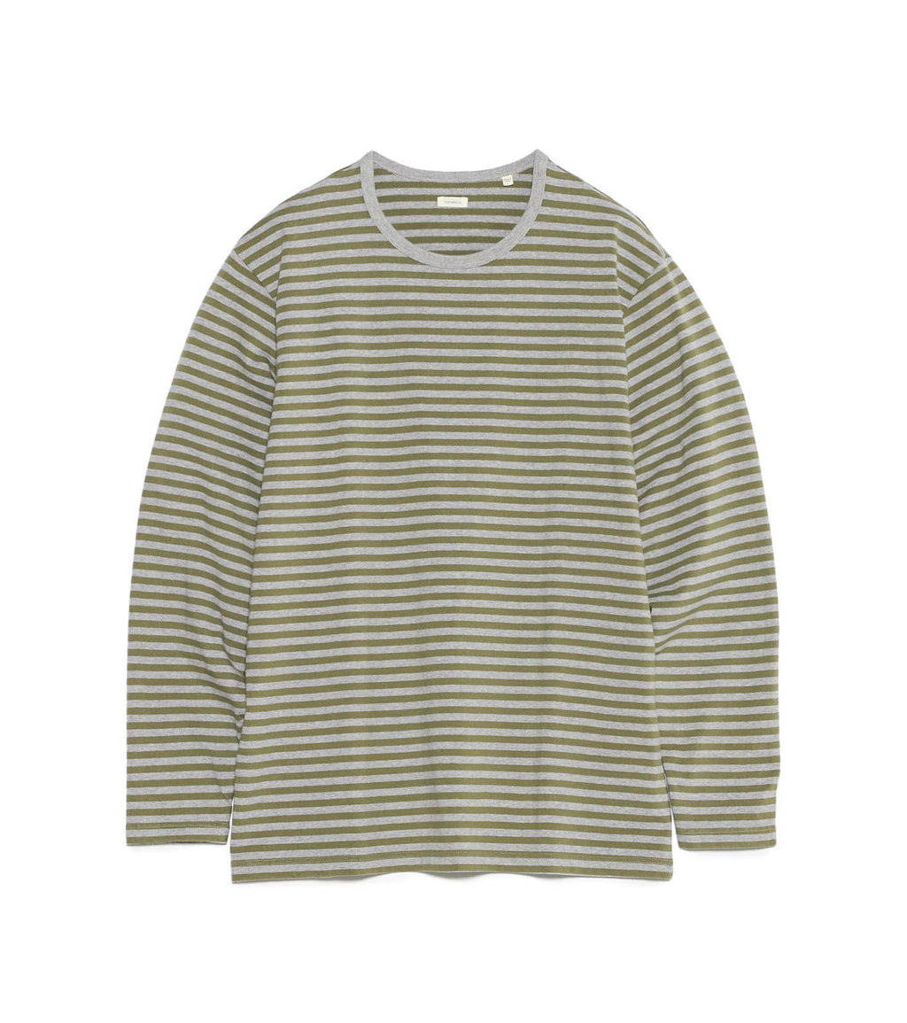 COOLMAX Stripe Jersey L/S Tee