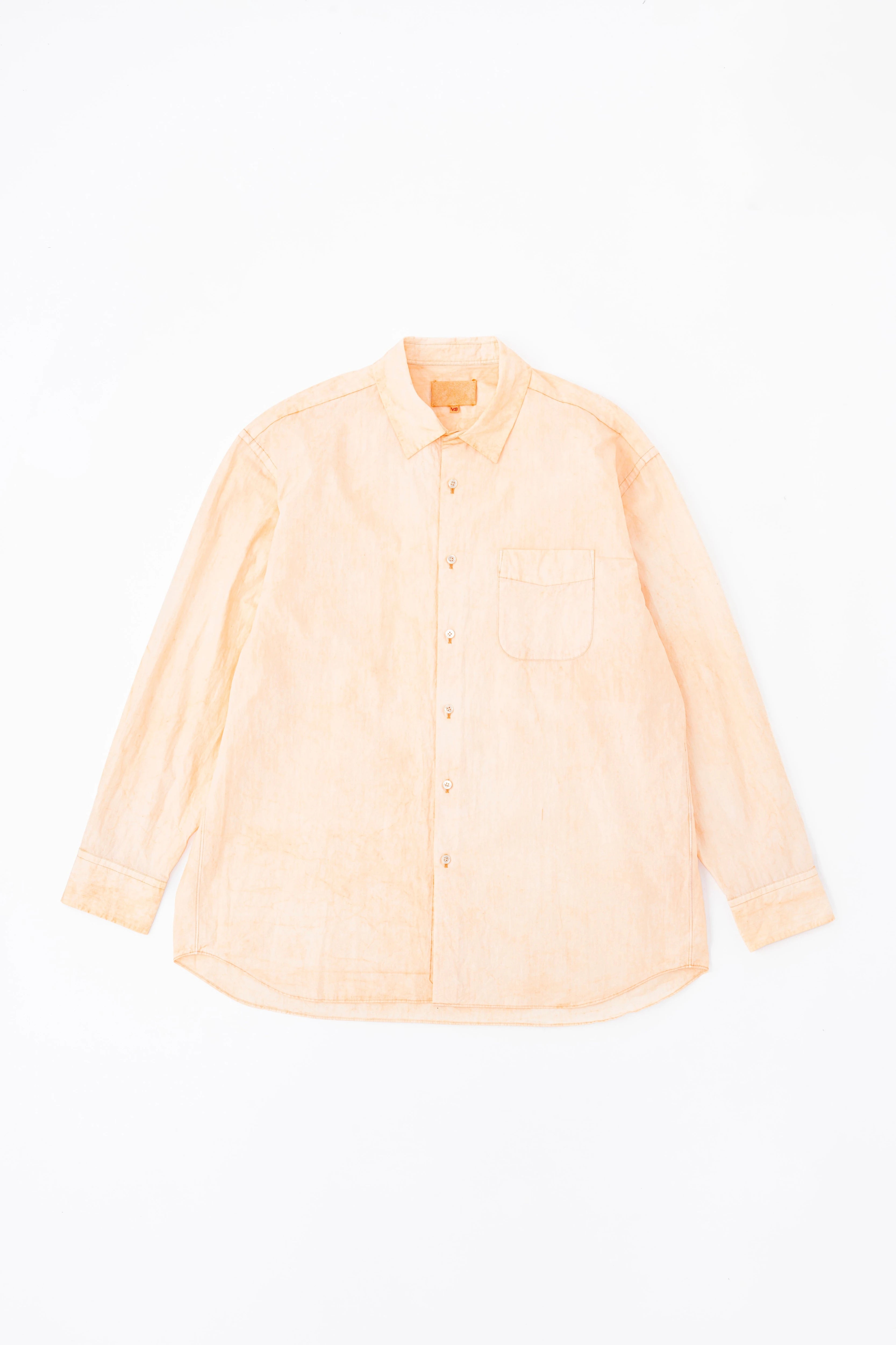 REGULAR COLLAR SHIRT（NATURAL GARMENT DYE）