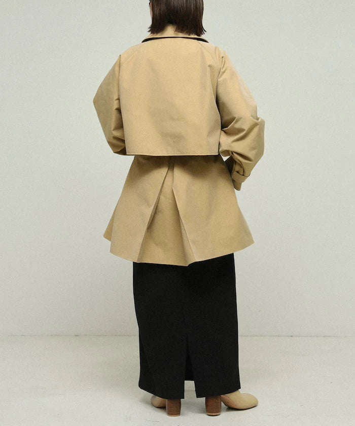 T/C Chambray Short Trench Coat