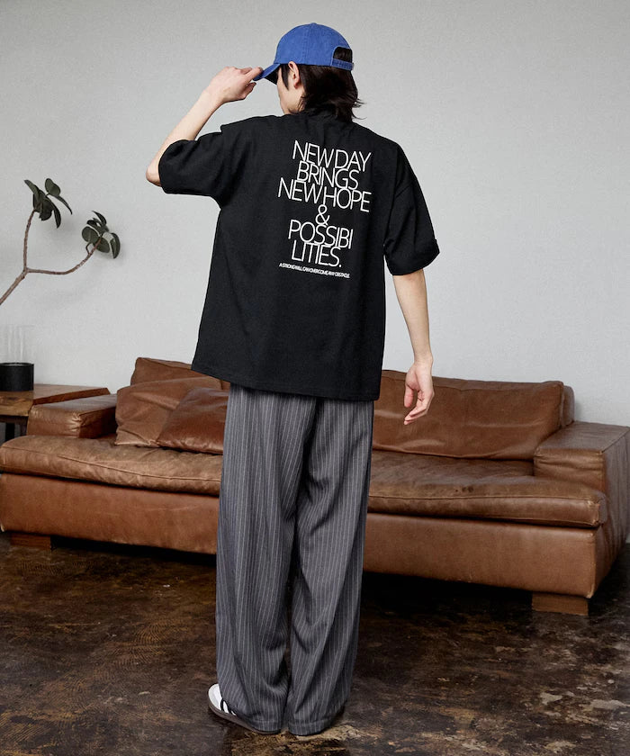 Love Pop Studio New Day Typography T-Shirt