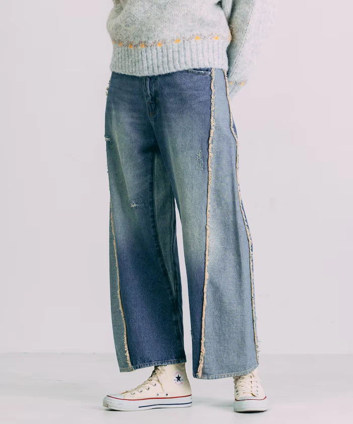 Colorful Curve Denim