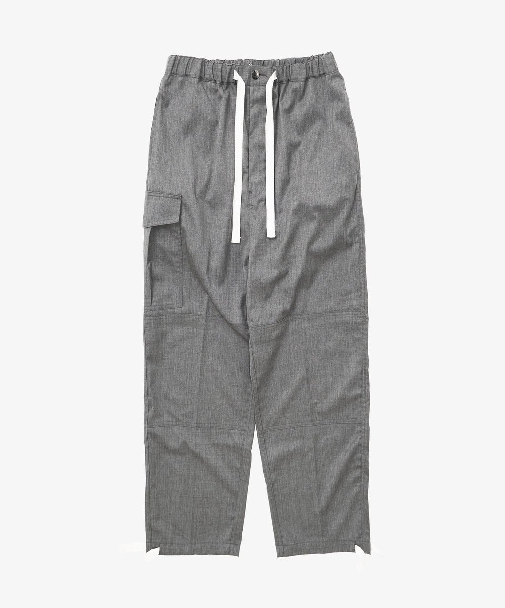 cargo pants grey twill