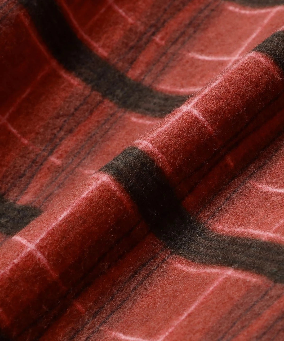 Engineered Garments Work Shirt - Cotton Printed Plaid Flannel