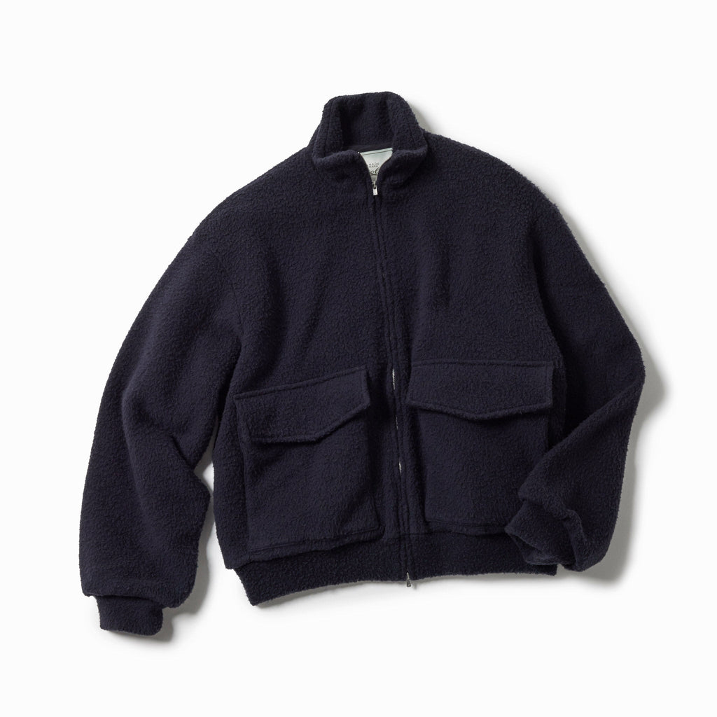 GL15734 / WOOL SUPER 140's FLEECE TRACK JACKET