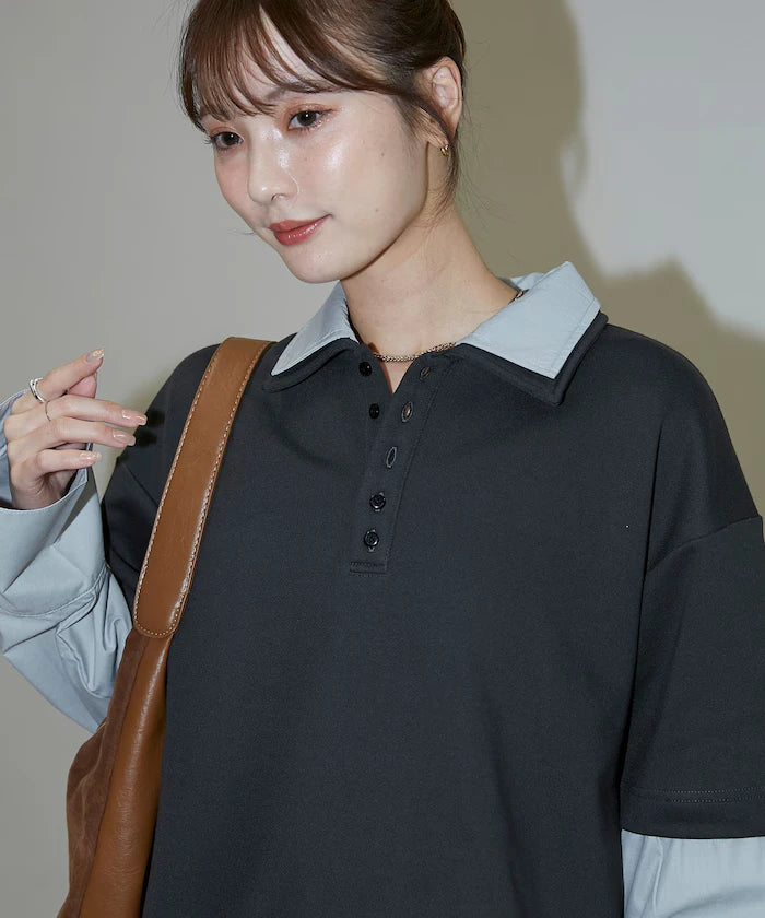 Shirt Layered Polo Top Limited Edition