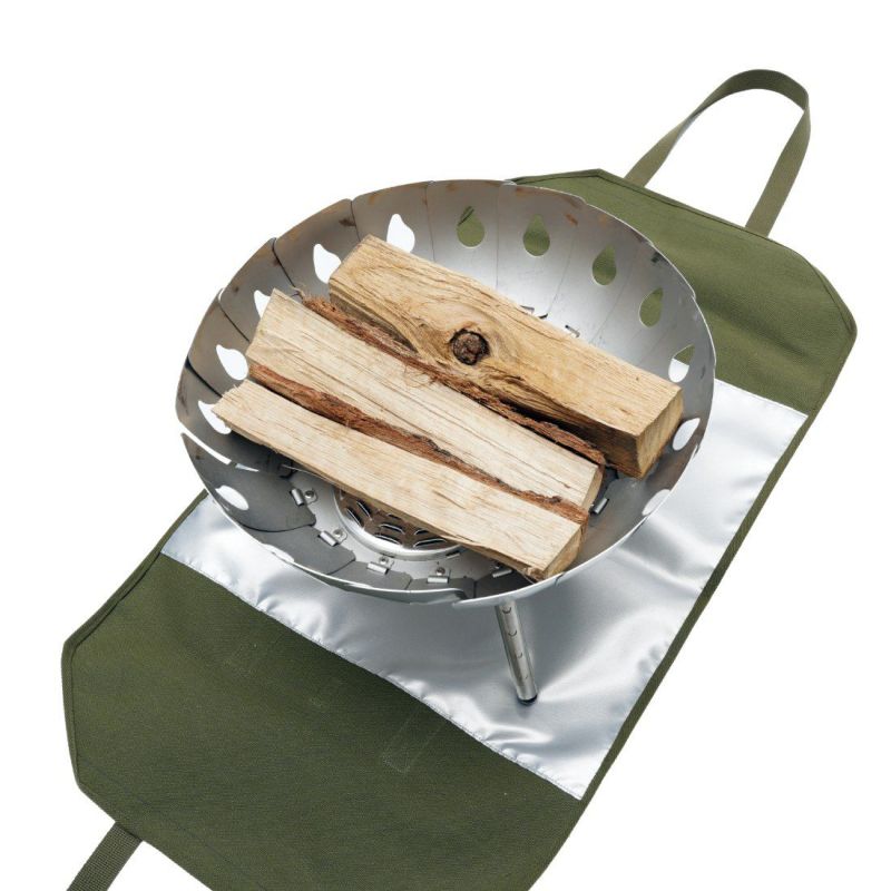 ALBERTON CANVAS FIRE WOOD BAG/BLACK