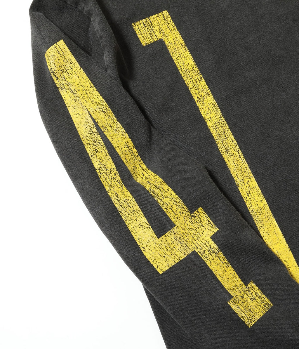 MODUCT PIGMENT DYED “UNLUCKY NUMBER” T-SHIRT (LONG SLEEVE)