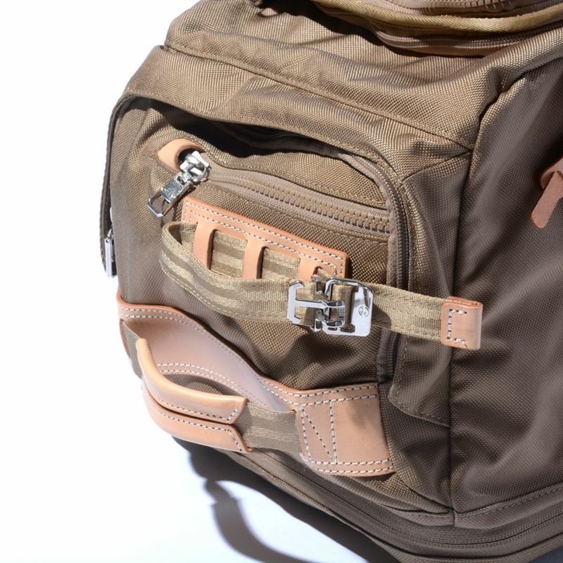 EXCLUSIVE BALLISTIC NYLON - 2WAY BOSTON BAG GOLF SERIES/KHAKI