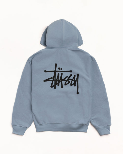 BASIC STÜSSY ZIP HOODIE