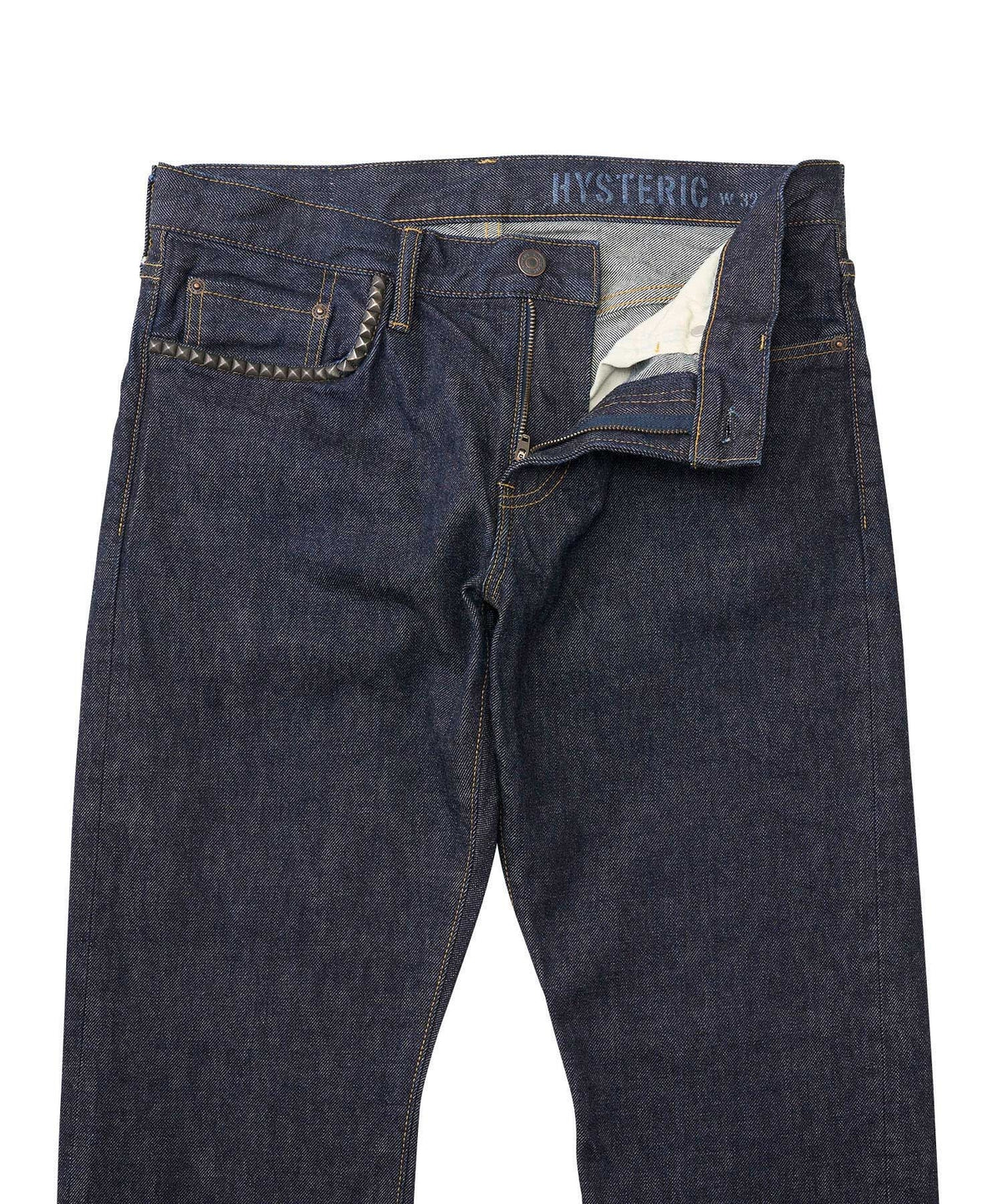 Slim Straight Denim Pants