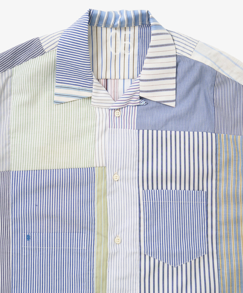 overshirt short sleeve stripe five