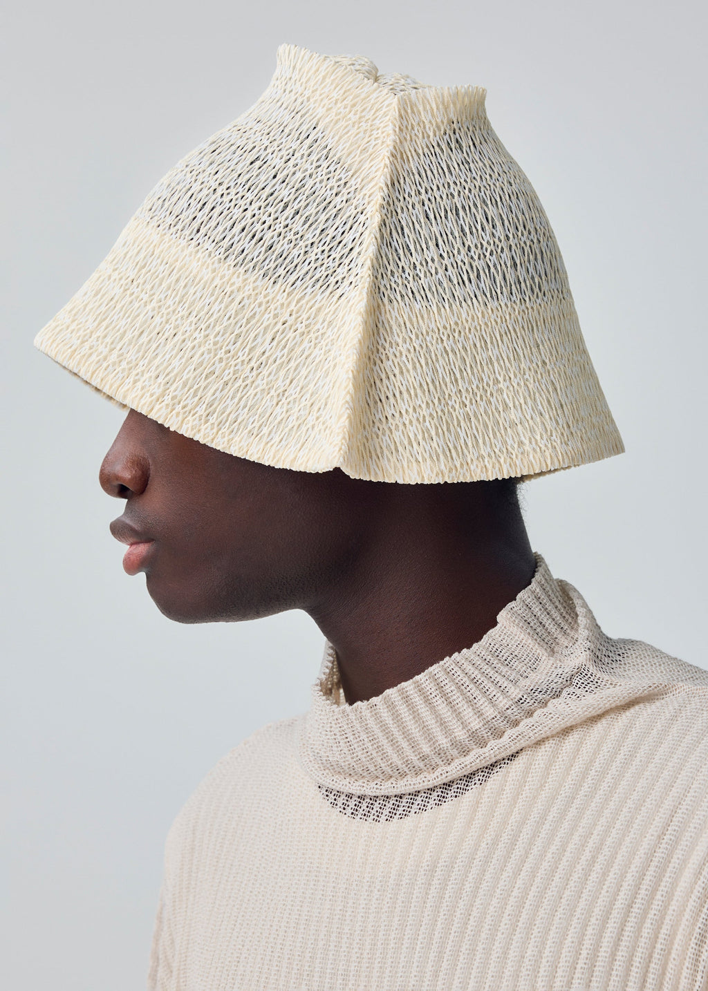 Mesh Pleats Hat